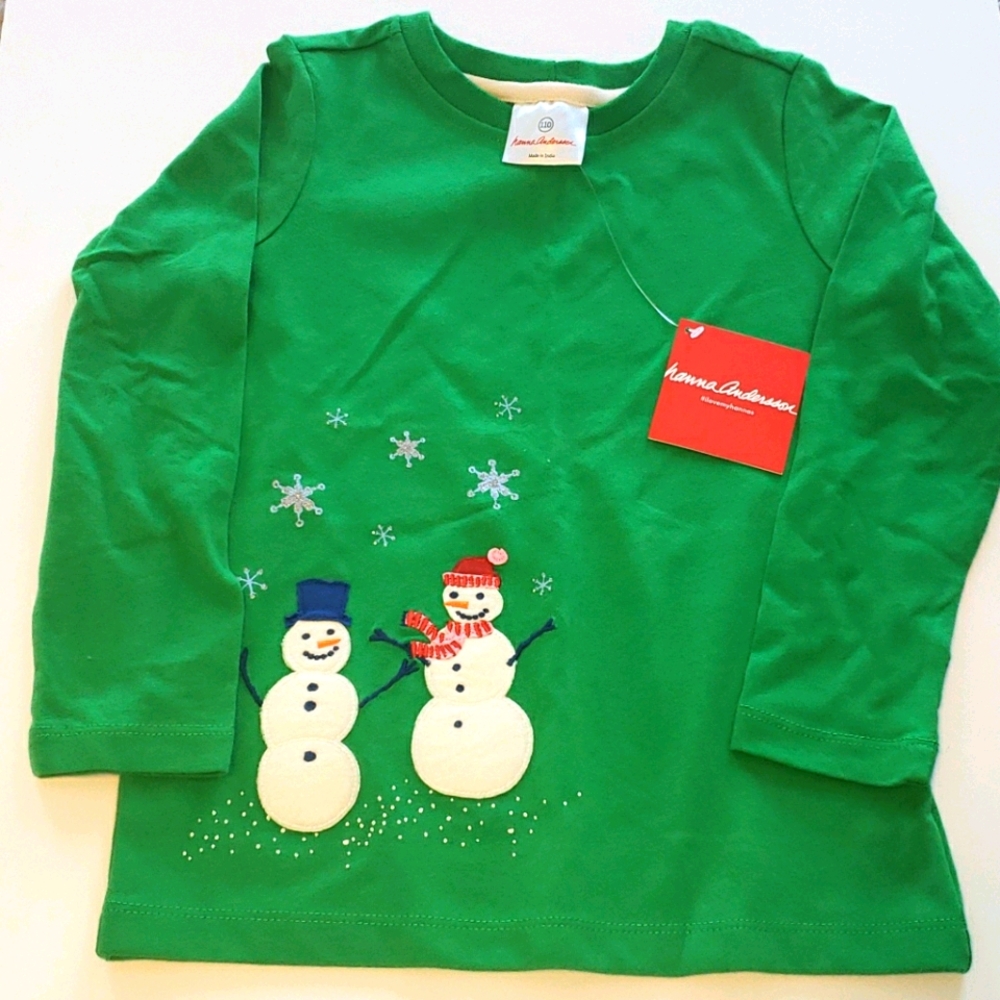NWT Hanna Andersson 110 Long Sleeve Tee